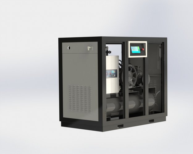 【巨薪】全無油空壓機(jī)一體機(jī)I型